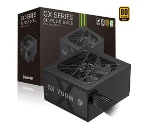 Gamemax GX 700G / Zdroj / ATX / 700W / 80 PLUS Gold / nemodulární