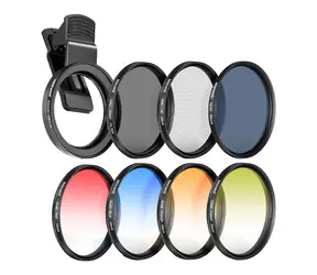 Neewer 58 mm / Sada filtrů pro telefon / CPL / ND32 / hvězdicový / gradační