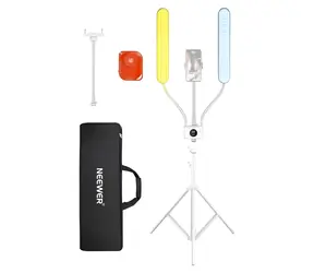 Neewer BH40B / LED osvětlovací sada / 2x 210 LED / 3200-5600K / 36 W / stativ 84-200 cm