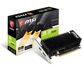 MSI GT 1030 2GHD4 LP OC / Grafická karta / 2GB GDDR4 / 64-bit / DP + HDMI / Pasivní chlazení