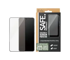 PanzerGlass Safe Ultra-Wide Fit průhledné / Ochranné sklo / Xiaomi Redmi Note 14 Pro, 14 Pro+, 13 Pro+ / plně nalepovací