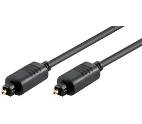Goobay 51223 černá / Optický audio kabel / Toslink / 5 m
