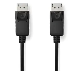 Nedis CCGL37010BK20 černá / Kabel DisplayPort / DisplayPort zástrčka - DisplayPort zástrčka / 4K/60Hz / 2 m
