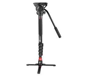 Neewer GM76 / Monopod / Zátěž 6 kg / Vytažený 179 cm / Fluidní hlava