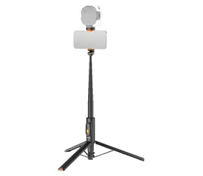 Neewer PA992 černá / Selfie tyč se stativem / Bluetooth dálkové ovládání / výška 31–147 cm / Cold shoe