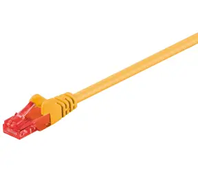 Goobay 95590 žlutá / Patch kabel / CAT 6 / U/UTP / RJ-45 / 1,5 m