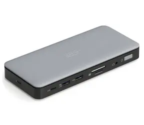 Digitus USB-C 11v1 / Dokovací stanice / 2x HDMI / DisplayPort / 2x USB-A / USB-C / RJ45