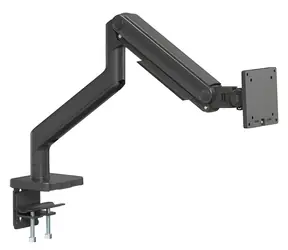 Digitus černá / Držák pro jeden monitor / do 49" / nosnost 20 kg / mechanická pružina / VESA 75x75, 100x100