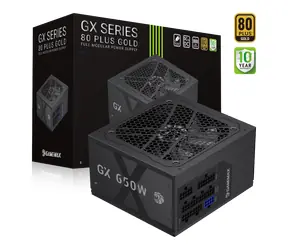 Gamemax GX 650GF / Zdroj / 650W / 80 Plus Gold / ATX / Plně modulární