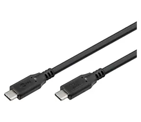 Goobay USB-C kabel USB4 černá / Nabíjecí a datový kabel / 240 W / 40 Gbit/s / PD / 1,8 m