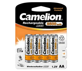 Camelion AA (R06) 2500 mAh / Nabíjecí baterie / Ni-MH / 4 ks
