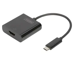 Digitus USB-C na HDMI černá / Adaptér / 4K 30Hz
