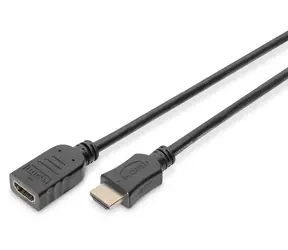 Digitus HDMI High Speed / Prodlužovací kabel / s Ethernetem / M/F / 5 m / pozlacené kontakty
