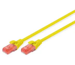 Digitus CAT 6 žlutý / Patch kabel / U-UTP / AWG 26/7 / 2 m