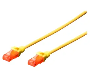 Digitus CAT 6 UTP AWG 26/7 žlutý / Patch kabel / 2 m / LSZH