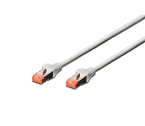 Digitus CAT 6 šedá / Patch kabel / S/FTP / AWG 27/7 / 0,5 m