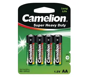 Camelion Super Heavy Duty AA (R06) zelená / Baterie / 4 ks