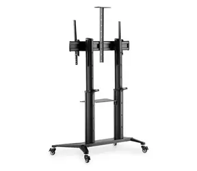 Digitus TV Cart černý / Stojan na kolečkách pro TV / 70-120" / nosnost 140 kg