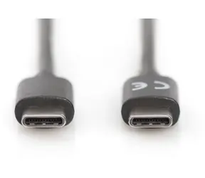 Digitus černá / USB-C kabel / USB-C - USB-C (M/M) / 3 m / 3 A / USB 2.0