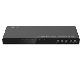 Digitus DS-55345 černá / HDMI Matrix Switch / 4x2 / Multi-Viewer / 4K30Hz / RS232