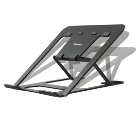 Fellowes Alumia černá / Stojan na notebook / nosnost 5 kg / nastavitelné popruhy / záruka 5 let