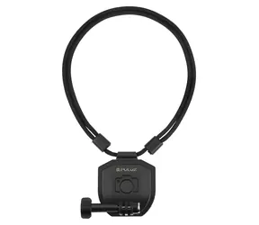 Puluz PU739B / Magnetický držák na krk / pro sportovní kamery GoPro, DJI, Insta360