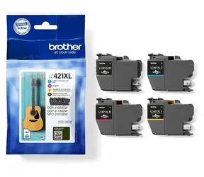 Brother LC421XLVAL / Cartridge / Multipack CMYK / originální / 4x 500 stran