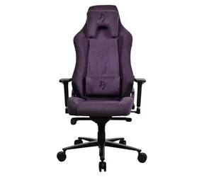 Arozzi Vernazza SoftFabric fialová / Herní židle / textilní potah