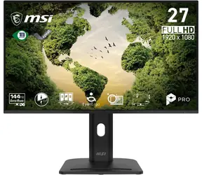 27" MSI PRO MP275PGN E14 černá / Monitor / IPS / FHD / 144Hz / HDMI+DP / VESA