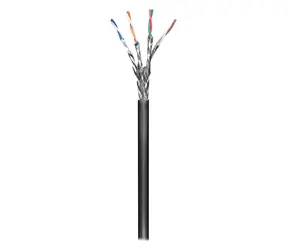 Goobay 77624 černá / Instalační kabel / CAT6 / S/FTP / venkovní