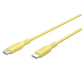 Goobay žlutá / Kabel USB-C / silikonový / 1,5 m