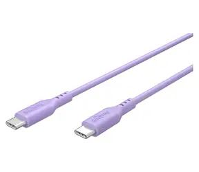 Goobay Silicone fialová / Datový kabel USB-C / 1,5 m