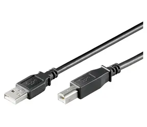 Goobay 93596 černá / Kabel USB 2.0 A-B / 1.8 m