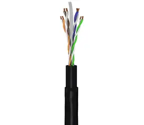 Goobay 94393 černá / Venkovní patch kabel / U/UTP / Cat 6 / 30 m