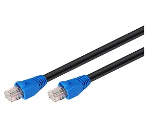 Goobay UTP Cat6 venkovní patchkabel černá / Patch kabel / U/UTP / 40 m