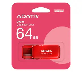 ADATA UV240 64GB červená / Flash disk / USB 2.0