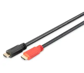 Digitus HDMI kabel 15 m / Propojovací kabel / Aktivní zesílení / High Speed Ethernet / pozlacené konektory