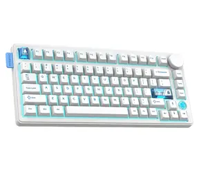 ONIKUMA MT706 bílá / Herní klávesnice / mechanická / 2,4 GHz / Bluetooth / RGB