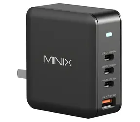 Minix P165 / Síťová nabíječka / GaN / 3x USB-C / 1x USB-A / 165W / PD 3.1