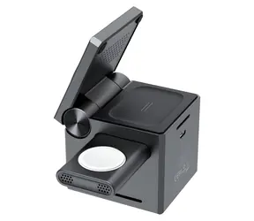 Choetech T632-F černá / Bezdrátová nabíječka 3 v 1 / 15W / Skládací