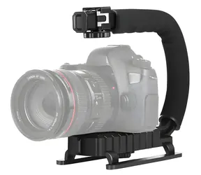 Puluz PU3005 černá / Video rukojeť / C-tvar / Pro fotoaparát / Závit 1/4 palce / Nosnost 3 kg
