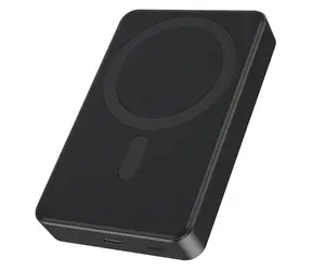 Gembird PB10-WPC15M-01 černá / Powerbanka / 10000 mAh / bezdrátové nabíjení / magnetické uchycení / 20 W