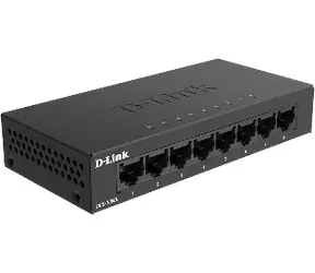 D-Link DGS-108GL / Switch / 8-port / 10/100/1000 Mbps / Kovové provedení / bez ventilátoru