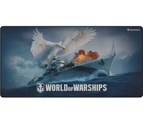 Genesis Carbon 500 Maxi WOWS Błyskawica / Herní podložka pod myš / 900 × 450 × 2,5 mm