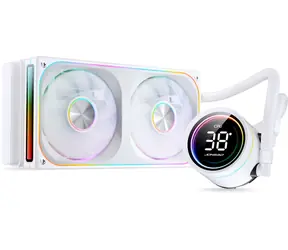 Jonsbo TH-240 bílá / AIO vodní chladič CPU / ARGB / LCD displej / 240mm