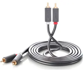 UGREEN RCA černá / Kabel / 2x RCA (Cinch) - 2x RCA (Cinch) / 5 m