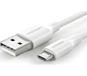 Ugreen 60143 USB-A - Micro USB 2 m bílá / Kabel USB / 2.0