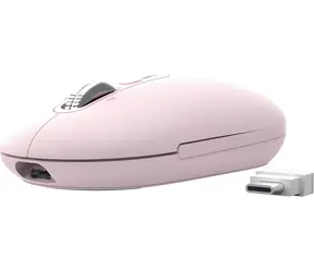 Trust Seron Slim růžová / Myš / Kancelářská / Optická / 3 200 DPI / USB + Bluetooth