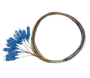 Solarix SXPI-SC-UPC-OS-1,5M-12PCK / Optický pigtail / SC/UPC / 9/125 SM / 1,5 m / 12 ks