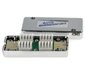 XtendLan stříbrná / Propojovací box / CAT6 / stíněný / RJ45 / krone